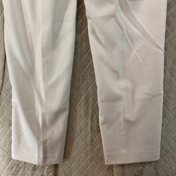 Calvin Klein Boys 12 Dress Pants White Canvas Nautical Coastal Straight Leg - Picture 14 of 16